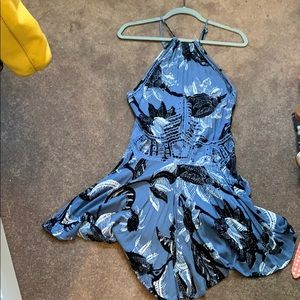 Floral Blue Free People Sundress